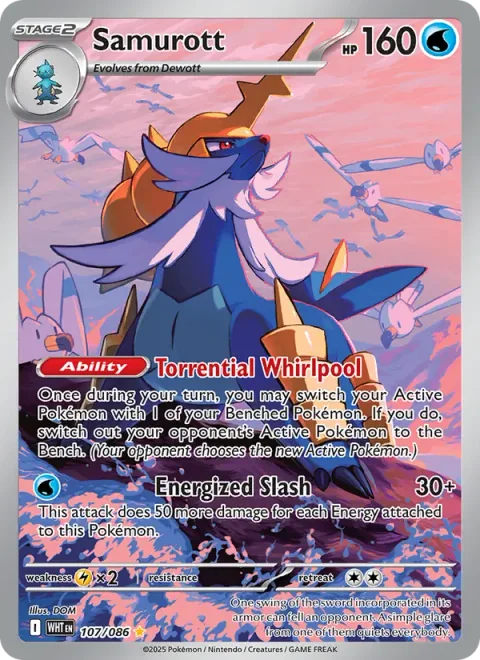 Samurott [Torrential Whirlpool | Energized Slash]