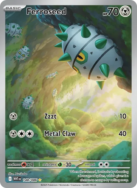 Ferroseed [Zzzt | Metal Claw]