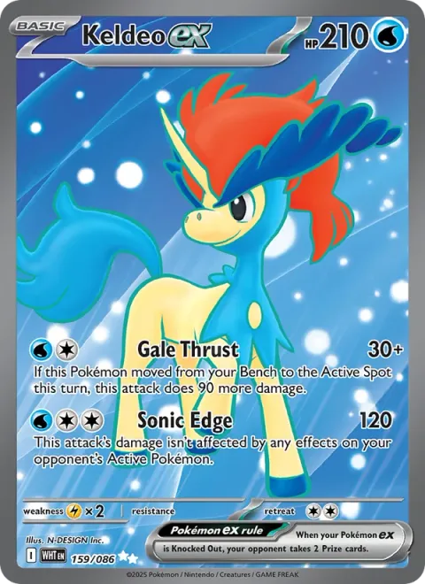 Keldeo ex [Gale Thrust | Sonic Edge]