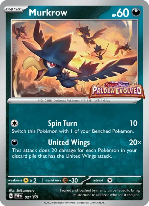 Murkrow [Spin Turn | United Wings]