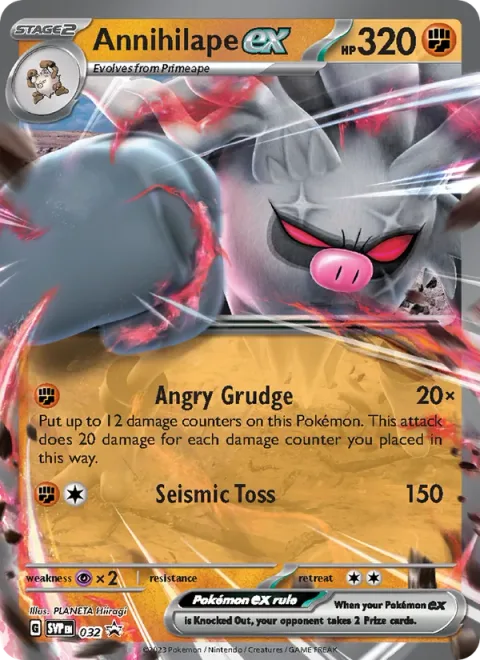 Annihilape ex [Angry Grudge | Seismic Toss]