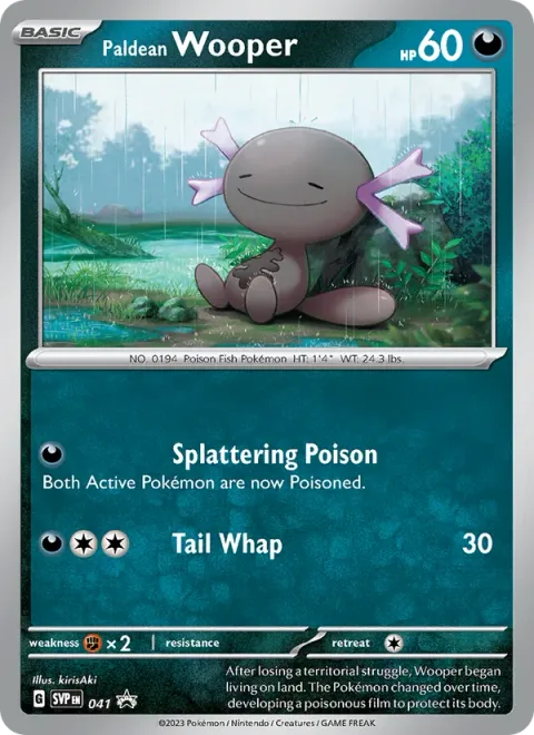 Paldean Wooper [Splattering Poison | Tail Whap]
