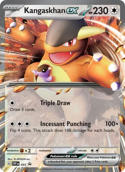 Kangaskhan ex [Triple Draw | Incessant Punching]