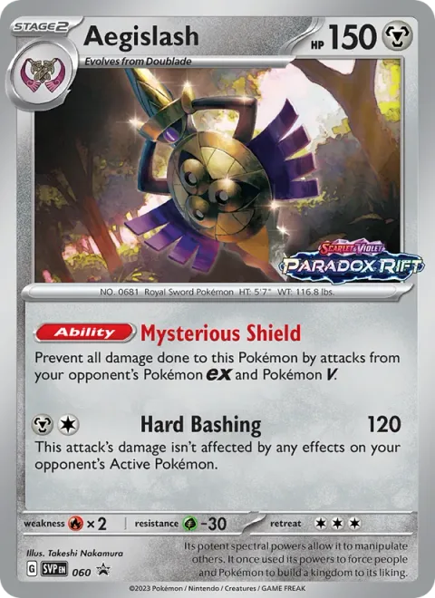 Aegislash [Mysterious Shield | Hard Bashing]