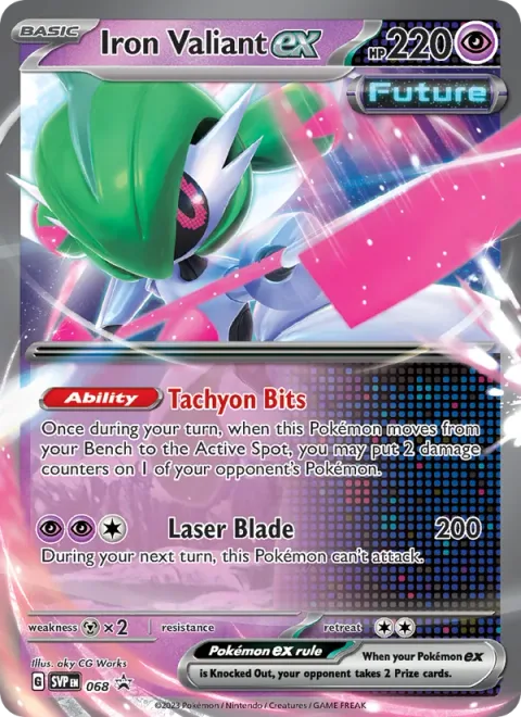 Iron Valiant ex [Tachyon Bits | Laser Blade]