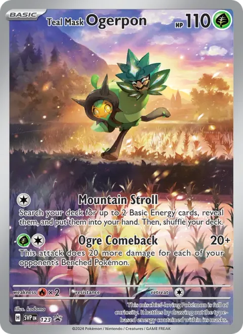 Teal Mask Ogerpon [Mountain Stroll | Ogre Comeback]