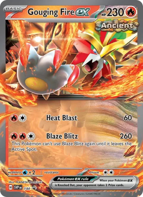Gouging Fire ex [Heat Blast | Blaze Blitz]