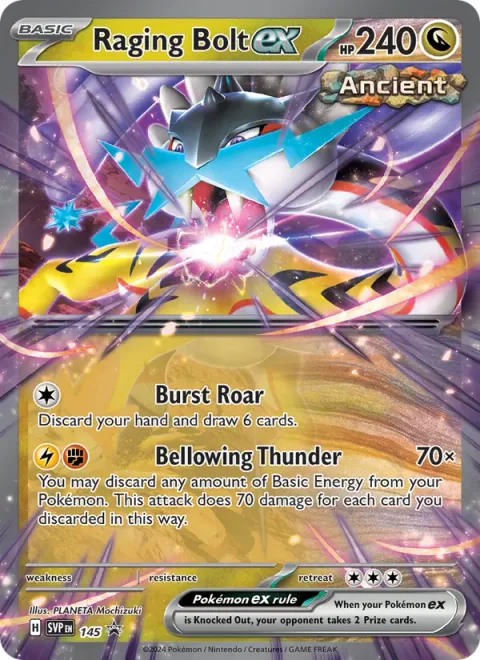 Raging Bolt ex [Burst Roar | Bellowing Thunder]