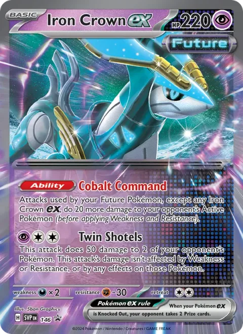 Iron Crown ex [Cobalt Command | Twin Shotels]