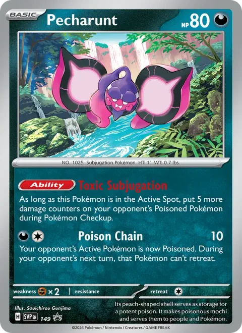 Pecharunt [Toxic Subjugation | Poison Chain]