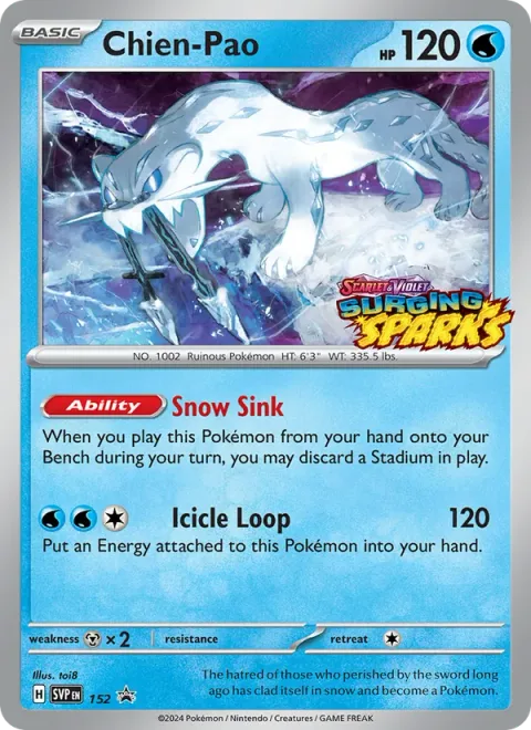 Chien-Pao [Snow Sink | Icicle Loop]