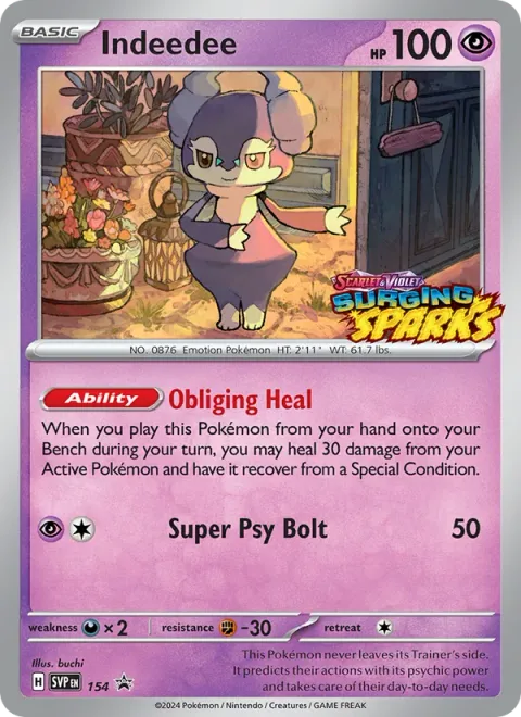 Indeedee [Obliging Heal | Super Psy Bolt]