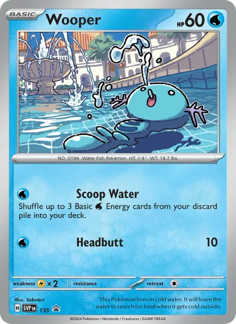 Wooper [Scoop Water | Headbutt]