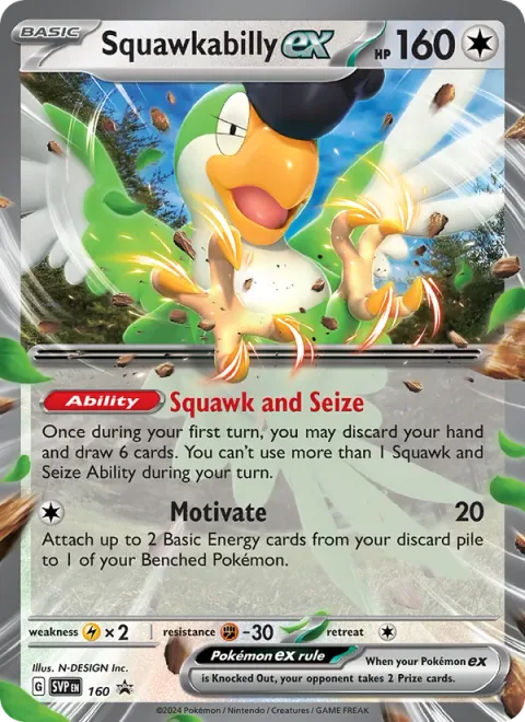 Squawkabilly ex [Squawk and Seize | Motivate]
