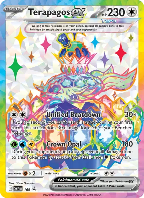 Terapagos ex [Unified Beatdown | Crown Opal]