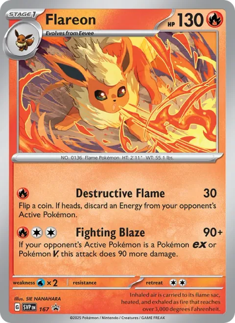 Flareon [Destructive Flame | Fighting Blaze]