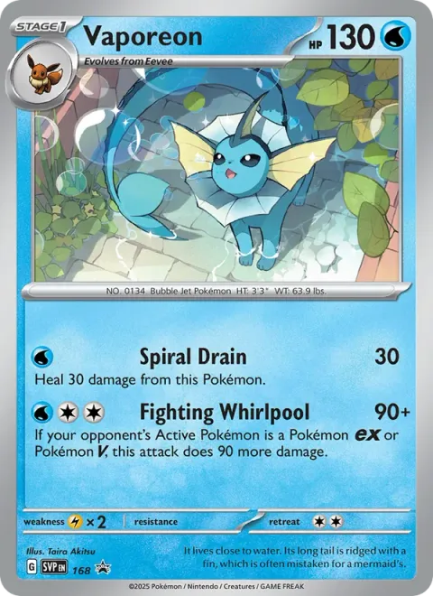 Vaporeon [Spiral Drain | Fighting Whirlpool]