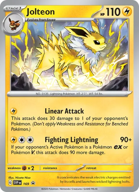 Jolteon [Linear Attack | Fighting Lightning]