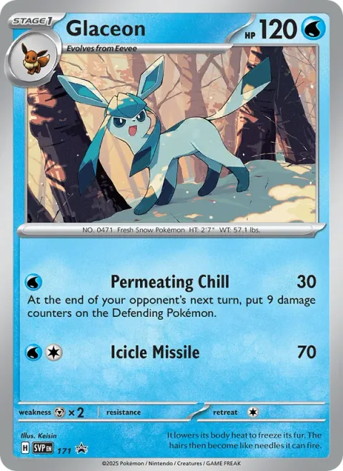 Glaceon [Permeating Chill | Icicle Missile]