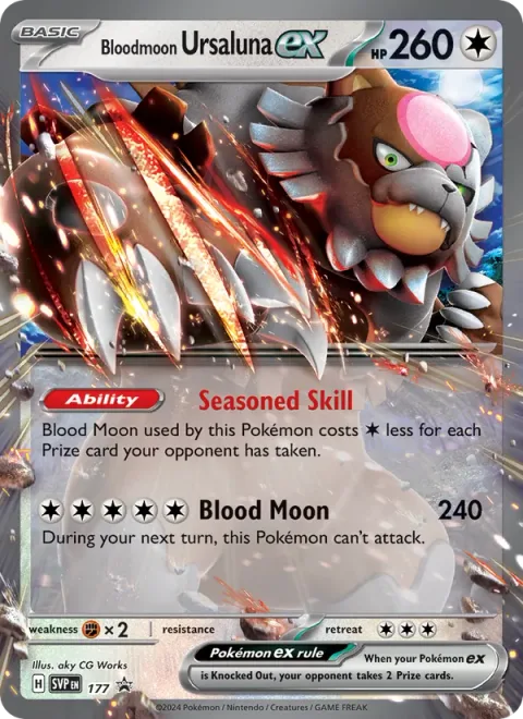 Bloodmoon Ursaluna ex [Seasoned Skill | Blood Moon]