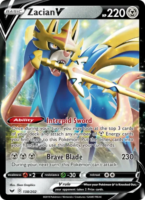 Zacian V [Intrepid Sword | Brave Blade]