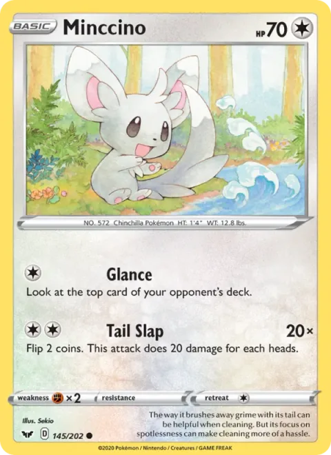 Minccino [Glance | Tail Slap]