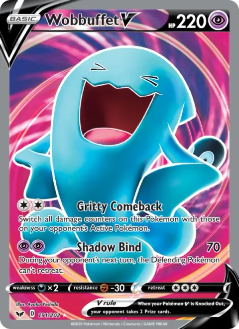 Wobbuffet V [Gritty Comeback | Shadow Bind]