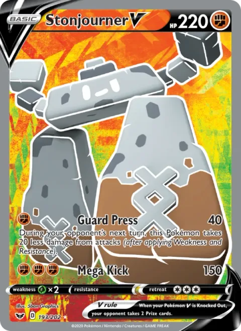 Stonjourner V [Guard Press | Mega Kick]