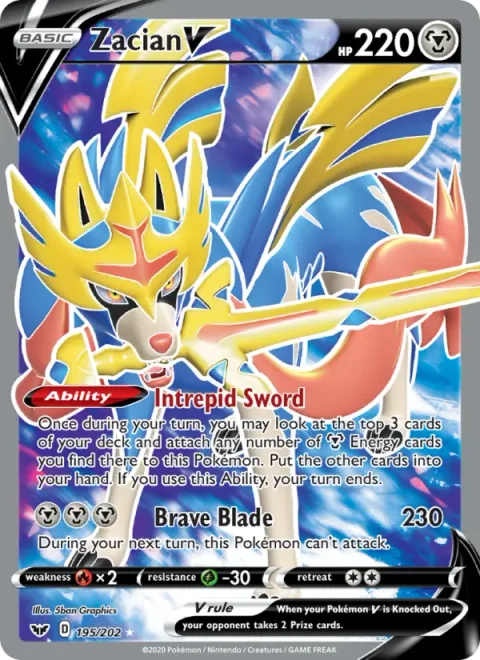 Zacian V [Intrepid Sword | Brave Blade]
