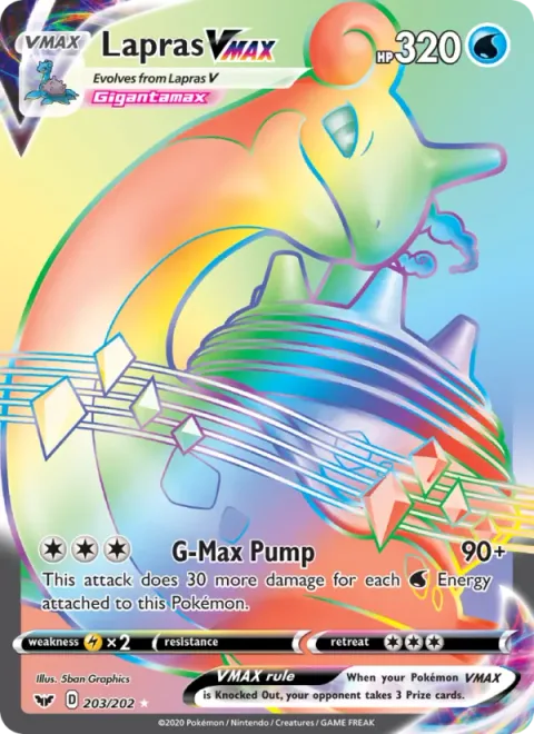 Lapras VMAX [G-Max Pump]