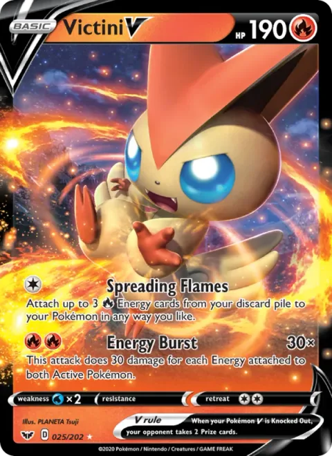 Victini V [Spreading Flames | Energy Burst]