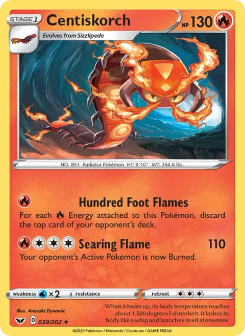 Centiskorch [Hundred Foot Flames | Searing Flame]