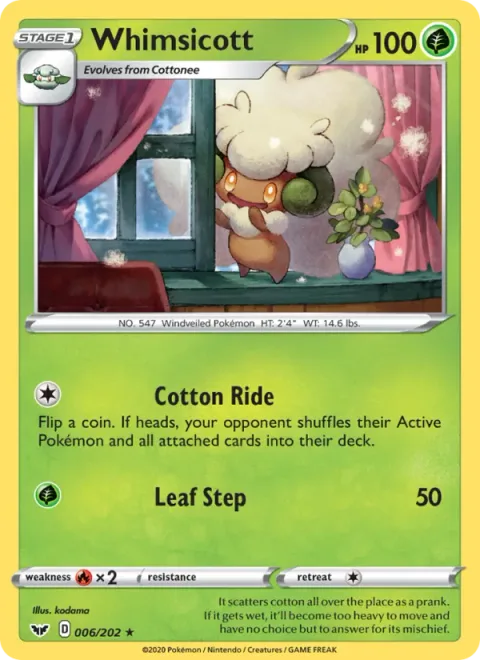 Whimsicott [Cotton Ride | Leaf Step]
