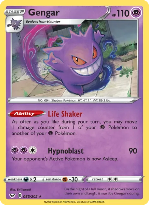 Gengar [Life Shaker | Hypnoblast]