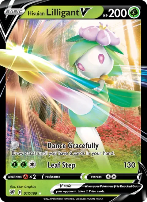 Hisuian Lilligant V [Dance Gracefully | Leaf Step]