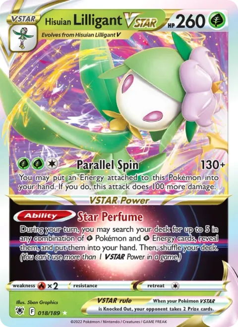 Hisuian Lilligant VSTAR [Parallel Spin | Star Perfume]