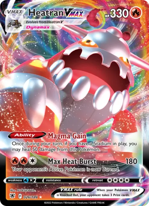 Heatran VMAX [Magma Gain | Max Heat Burst]