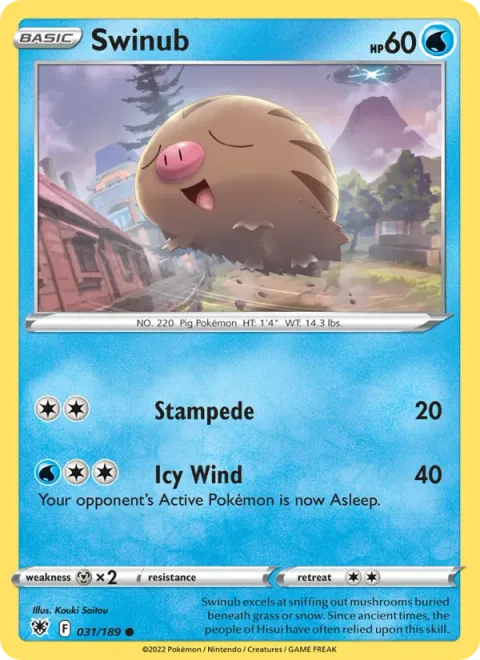 Swinub [Stampede | Icy Wind]