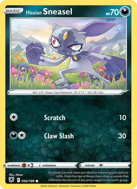 Hisuian Sneasel [Scratch | Claw Slash]