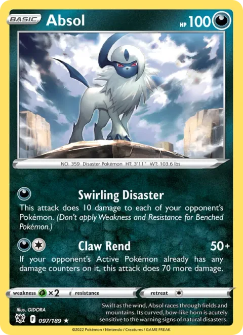 Absol [Swirling Disaster | Claw Rend]