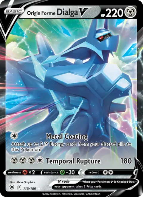 Origin Forme Dialga V [Metal Coating | Temporal Rupture]