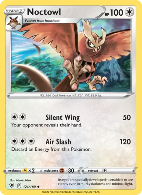 Noctowl [Silent Wing | Air Slash]