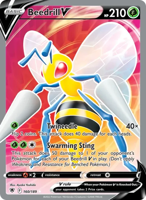 Beedrill V [Twineedle | Swarming Sting]