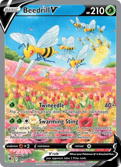 Beedrill V [Twineedle | Swarming Sting]