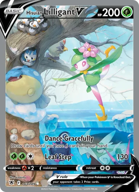 Hisuian Lilligant V [Dance Gracefully | Leaf Step]