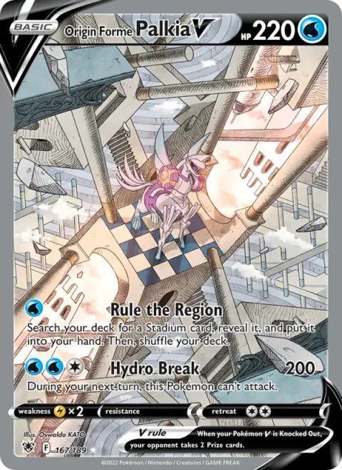 Origin Forme Palkia V [Rule the Region | Hydro Break]