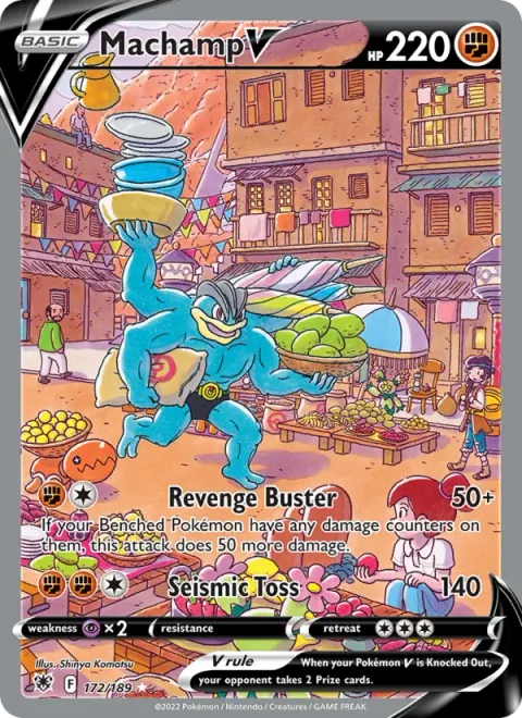 Machamp V [Revenge Buster | Seismic Toss]