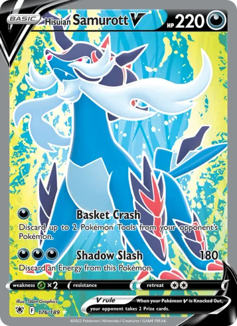 Hisuian Samurott V [Basket Crash | Shadow Slash]