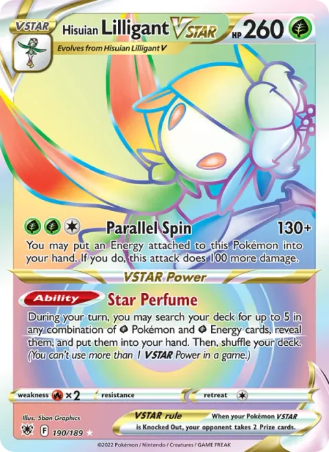 Hisuian Lilligant VSTAR [Parallel Spin | Star Perfume]