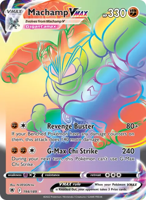 Machamp VMAX [Revenge Buster | G-Max Chi Strike]